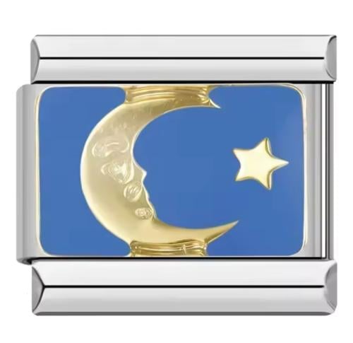 تشارم فضي هلال ونجمة
