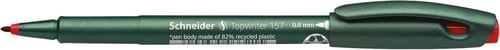 قلم ألياف شنايدر Topwriter 157 – أحمر – سمك 0.8 مم...