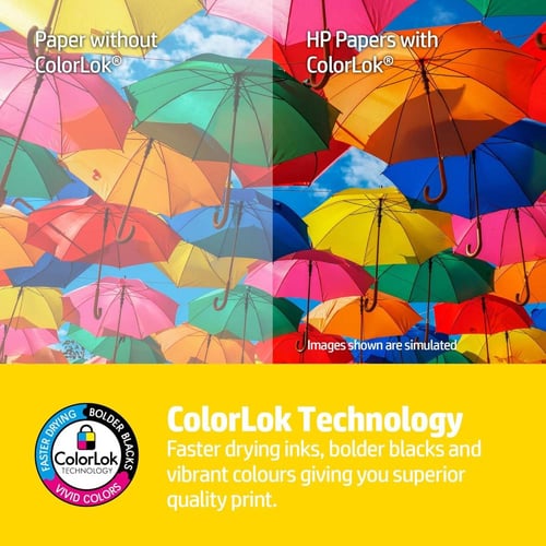 ورق A4 اتش بي - عبوة عدد 500 ورقة - 80جم