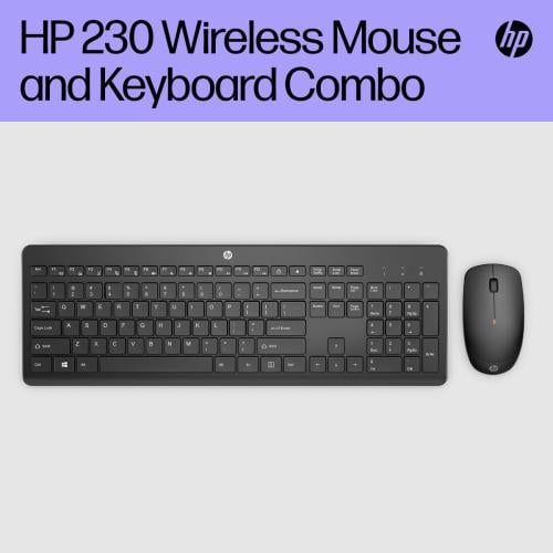 اتش بي 230 لوحة مفاتيح وفأرة للكمبيوتر عربي / إنجل...