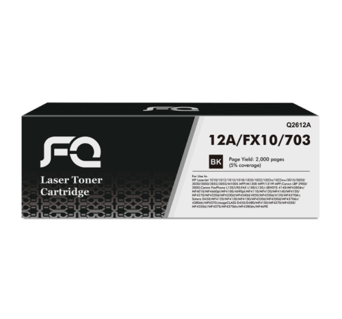 حبر ليزر FQ متوافق مع 1010 Q2612A 12A أسود