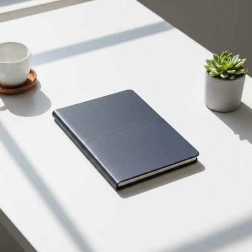 دفتر ملاحظات فاخر GridLeather — لون كحلي