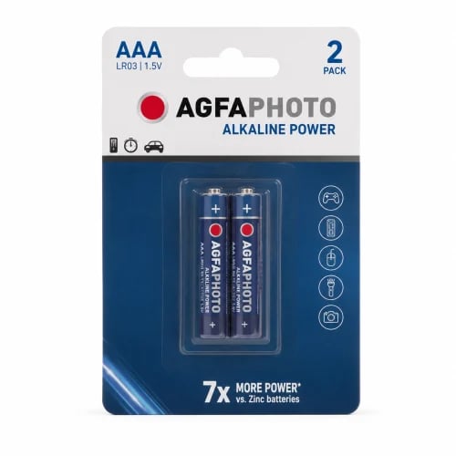 بطاريات AGFAPHOTO Alkaline Power AAA LR03 1.5V – ع...