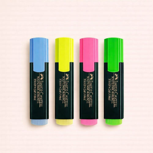قلم تظليل فايبر كاستل – طقم 4 ألوان (Faber-Castell...
