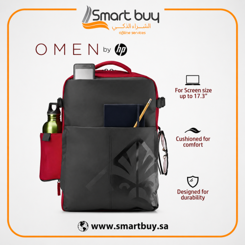 شنطة الألعاب HP OMEN 17.3" Gaming Backpack – حماية...