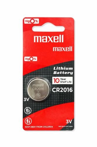 بطارية ماكسل CR2016 ليثيوم 3V (Maxell CR2016 Lithi...
