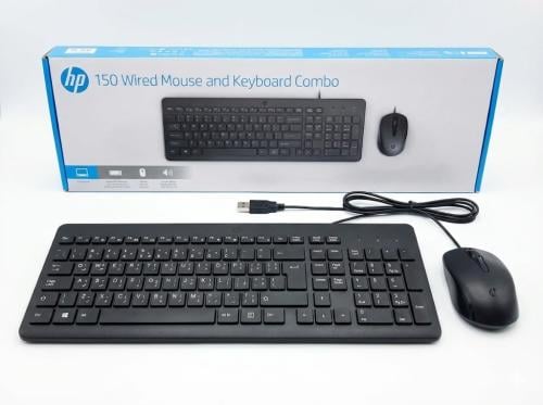 لوحة مفاتيح وفأرة HP 150 السلكية – عربي/إنجليزي –...