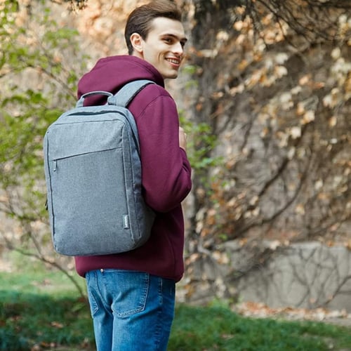 حقيبة ظهر لابتوب من لينوفو بي 210 15.6 انش , رمادي