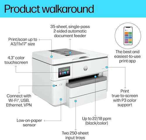 طابعة HP OfficeJet Pro 9730