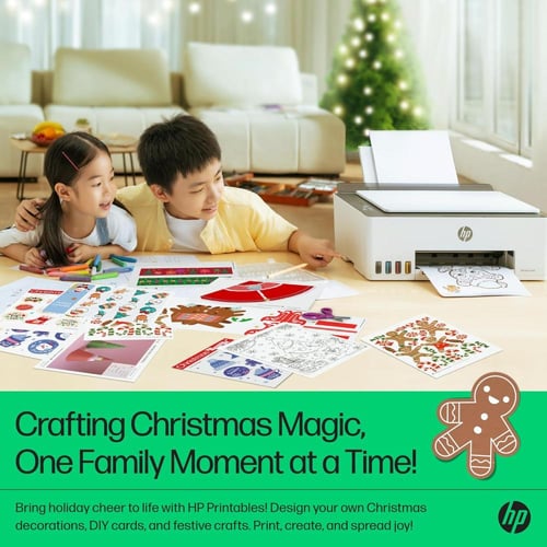 طابعة اتش بي سمارت تانك 580 اللاسلكية