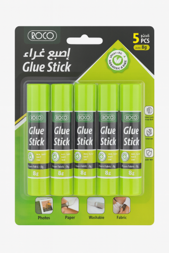 إصبع غراء روكو – طقم 5 قطع × 8 جم