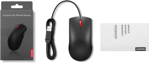 ماوس سلكي لينوفو 120 أسود