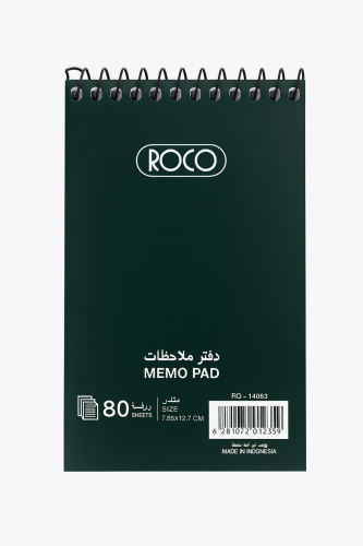 دفتر ملاحظات روكو صغير – 80 ورقة – سلك علوي