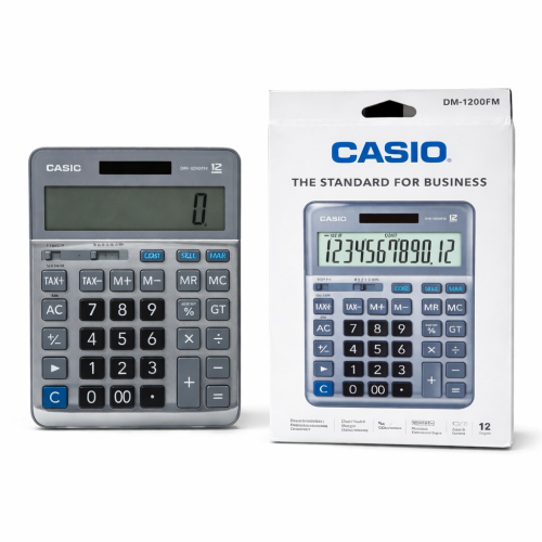 آلة حاسبة كاسيو DM-1200FM – 12 رقم (Casio DM-1200F...