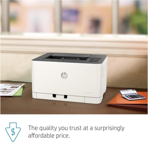 طابعة HP Color Laser 150nw ملونة لاسلكية بجودة عال...