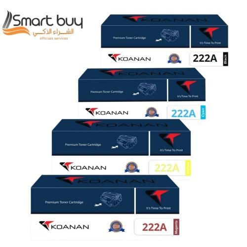 كونا 222A طقم (4 ألوان) – أسود، سماوي، أصفر، أرجوا...