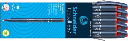 قلم حبر رولر شنايدر Topball 857 – أحمر – سمك 0.6 م...