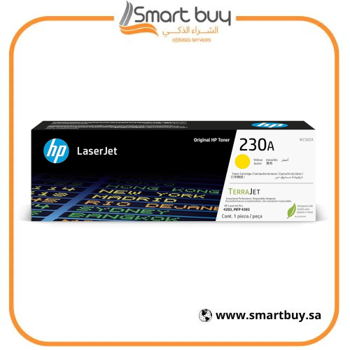 حبر اتش بي 230A ليزر جت اصلي اصفر - W2302A