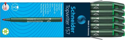 قلم ألياف شنايدر Topwriter 157 – أخضر – سمك 0.8 مم...