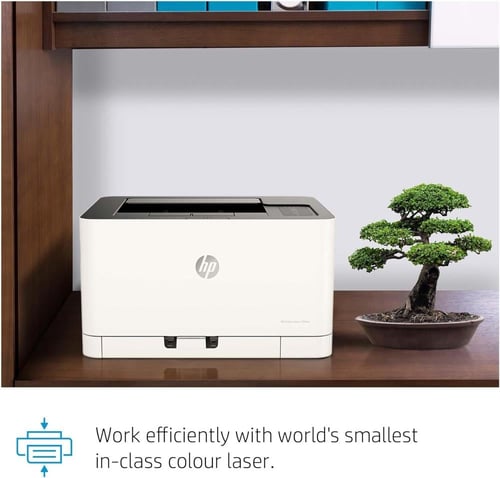طابعة HP Color Laser 150nw ملونة لاسلكية بجودة عال...
