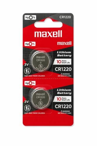بطاريات ماكسل CR1220 ليثيوم (Maxell CR1220 Lithium...