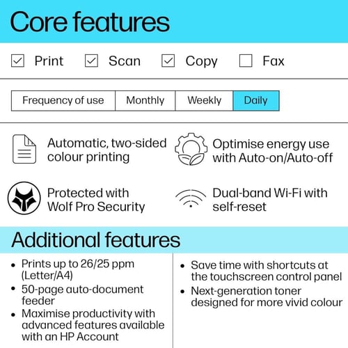 طابعة اتش بي ليزر جت برو MFP 3303sdw (نسخ/طباعة/مس...