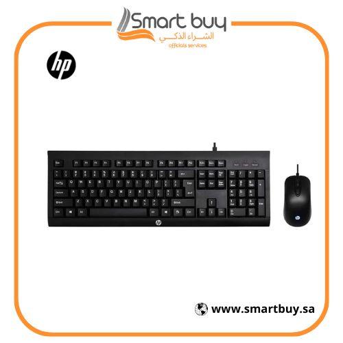 اتش بي KM100 لوحة مفاتيح وماوس سلكي للكمبيوتر عربي...