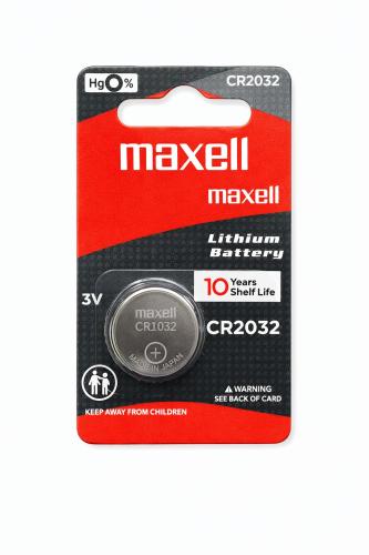 بطارية Maxell CR2032 ليثيوم 3V (Maxell CR2032 Lith...
