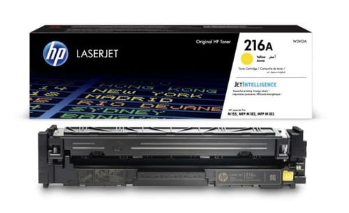 حبر اتش بي ‎‎ 216A ليزر جت اصلي اصفر