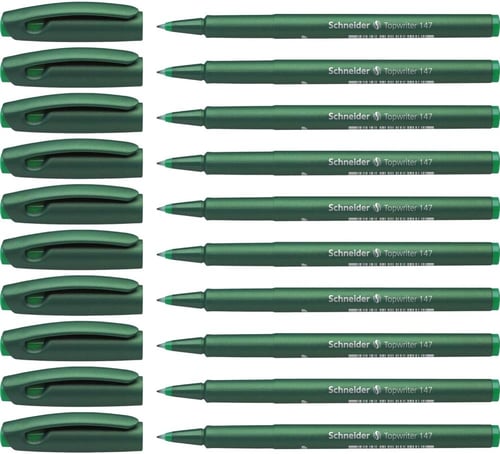 قلم ألياف شنايدر Topwriter 147 – أخضر – سمك 0.6 مم...