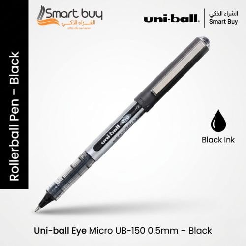 قلم حبر رولر يوني بول Eye Micro UB-150 – أسود – 0....