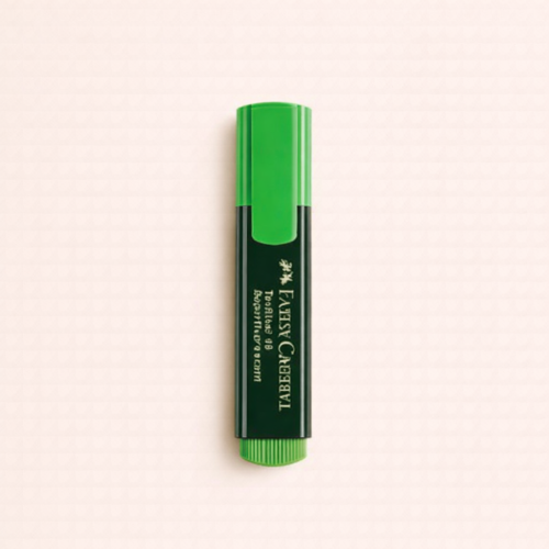 قلم تظليل فايبر كاستل – أخضر (Faber-Castell Highli...