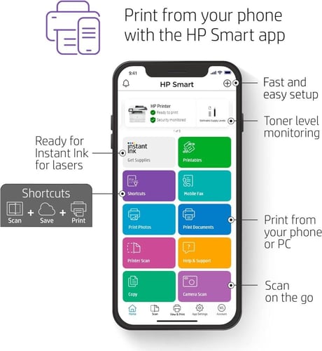 طابعة اتش بي ليزر جيت برو MFP 4103dw