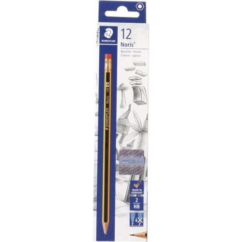 اقلام رصاص STAEDTLER Noris – درجة HB 2 (علبة 12 قل...