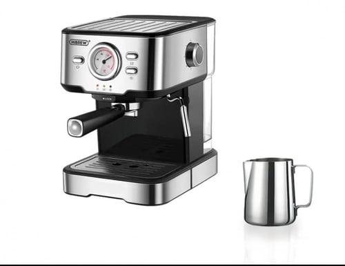 هيبريو آلة صنع قهوة الإسبريسو من الستانلس ستيل, ما...