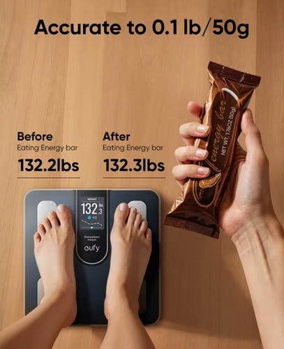مقياس eufy الذكي C20 مقياس الدهون في الجسم الرقمي...