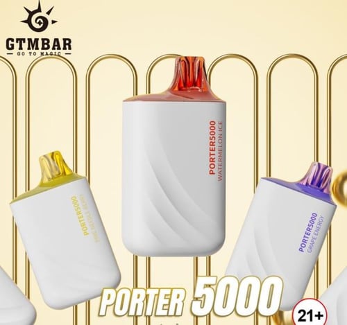 سحبة جي تي ام 5000 شفطة - GTM Bar Porter 5000 puff