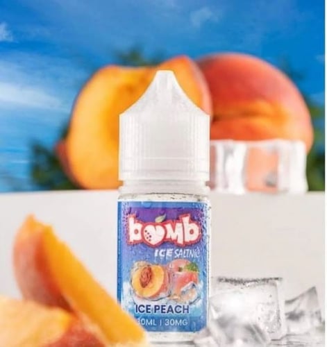 نكهه خوخ ايس بومب سولت