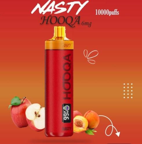 معسل ناستي 10000 شفطة 6 نيكوتين - Nasty Hooqa DTL...