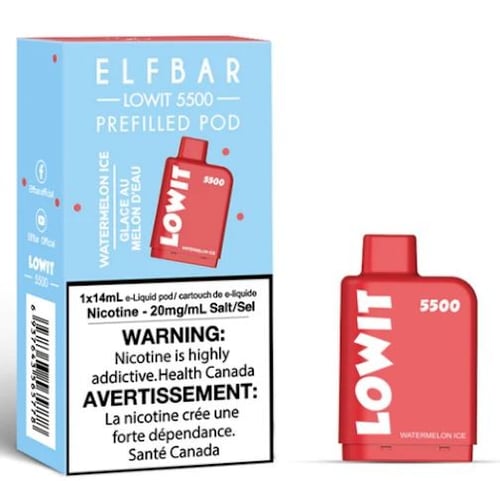 سحبة الف بار لويت 5500 موشة -Elfbar Lowit 5500 Puf...