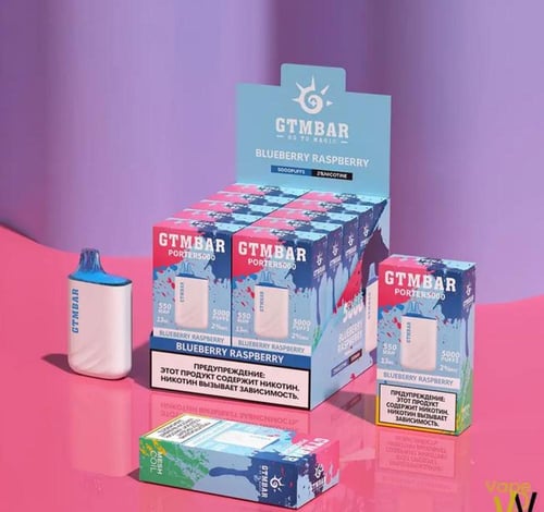 سحبة جي تي ام 5000 شفطة - GTM Bar Porter 5000 puff