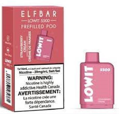 سحبة الف بار لويت 5500 موشة -Elfbar Lowit 5500 Puf...