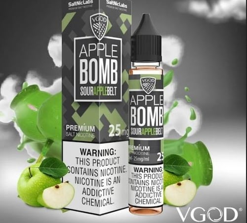 نكهة تفاح حامض فيقود سولت - Green apple sour salt