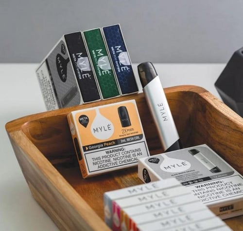 سحبة دخان مايلي 5 ميتا نظام بود - Myle Meta Device