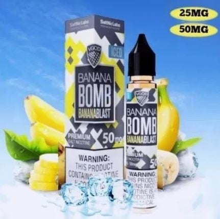 موز ايس فيقود سولت - Banana iced Vgod salt