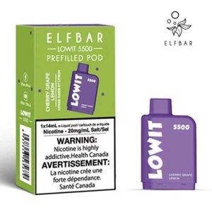 سحبة الف بار لويت 5500 موشة -Elfbar Lowit 5500 Puf...