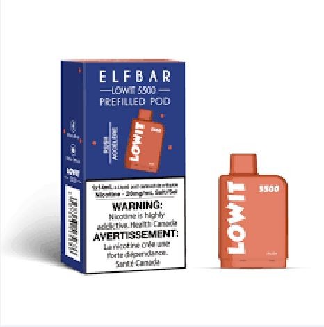 سحبة الف بار لويت 5500 موشة -Elfbar Lowit 5500 Puf...