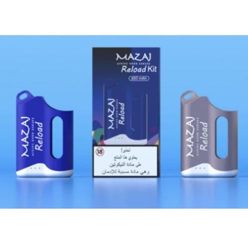 مزاج ريلود 5000 شفطة - Mazaj reload 5000 puff