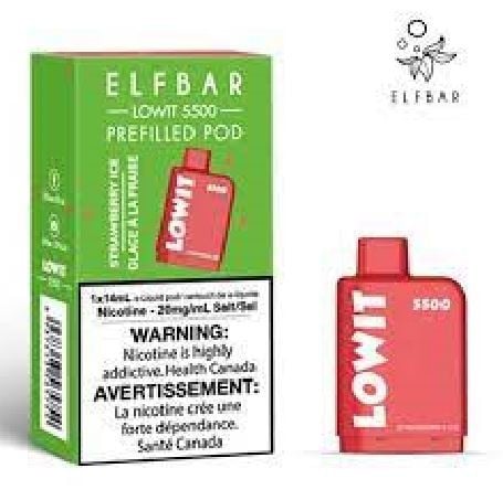 سحبة الف بار لويت 5500 موشة -Elfbar Lowit 5500 Puf...