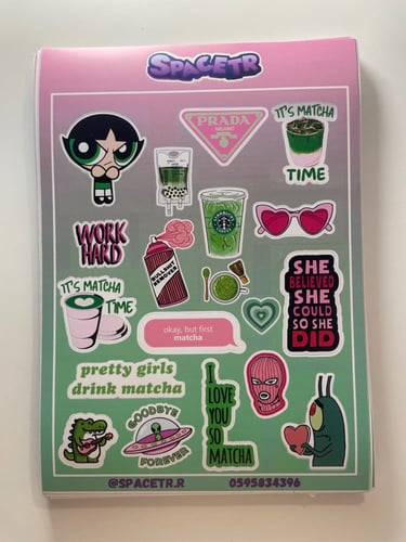 ستيكرز ماتشا | Matcha